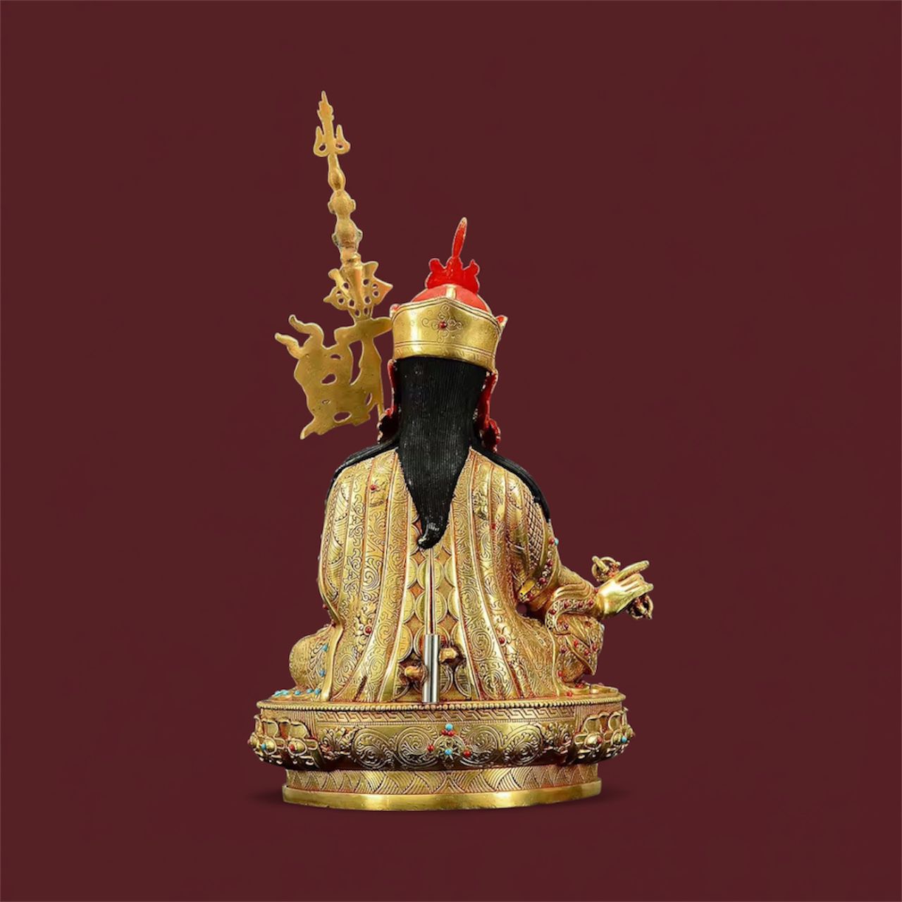 Tượng Đạo sư Liên Hoa Sinh cao 22.5cm 3 LUNG