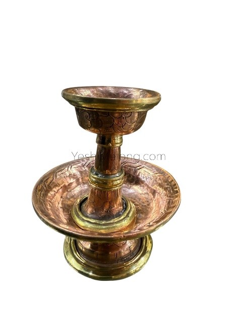 Chén cúng hộ pháp đồng gò tay, nhỏ