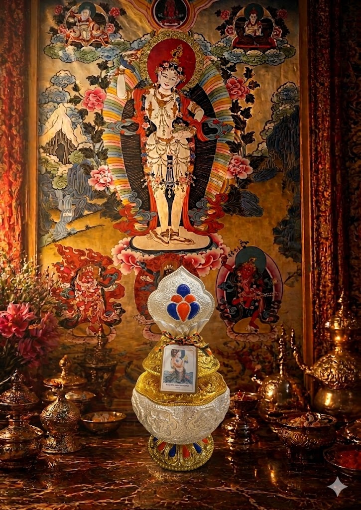 Blessed Naga Vase – yangbum Dudjom Tersar Khandro Thugthig Porcelain Ritual Treasure- N03 3 Lifestyle Naga N03 1
