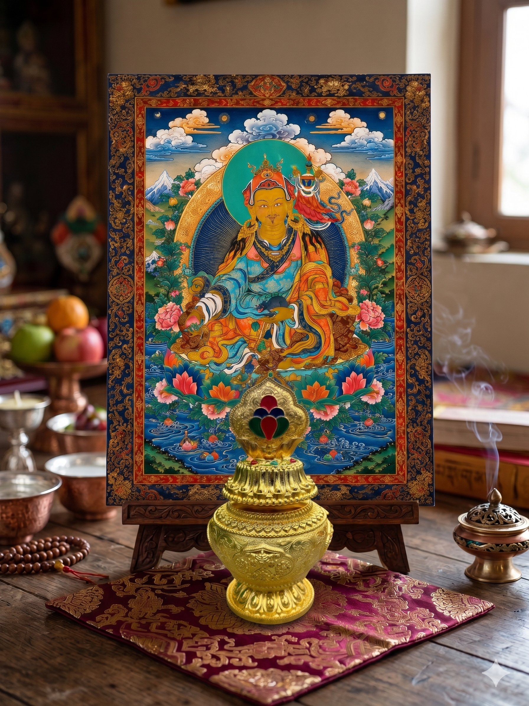 Guru Orgen Norla Vase -Dudjom Tersar Yangbum 3 bao binh LH01 lifestyle 1