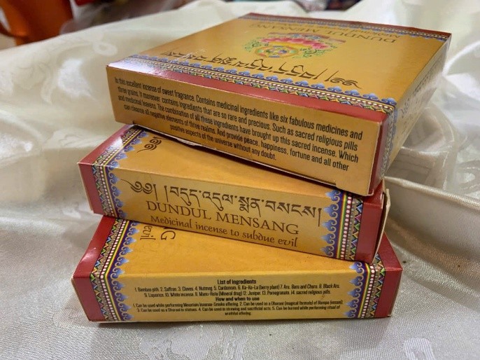 Bột hương dòng Dudjom Tersar (gói)