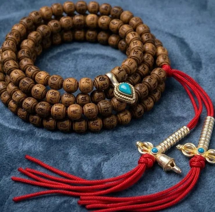 Chuỗi Mala Trầm Già Việt Nam 108 Hạt 8mm – Được Gia Trì Trong Pháp Hội Kim Cương thừa